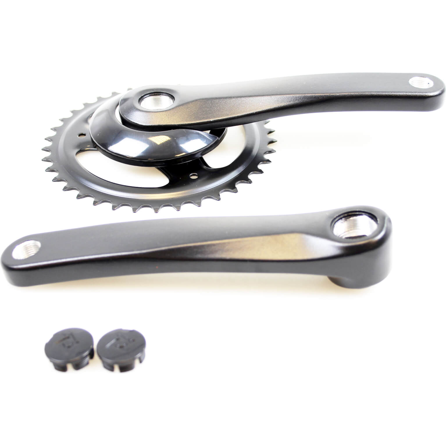 Cortina crankstel 38t black matt