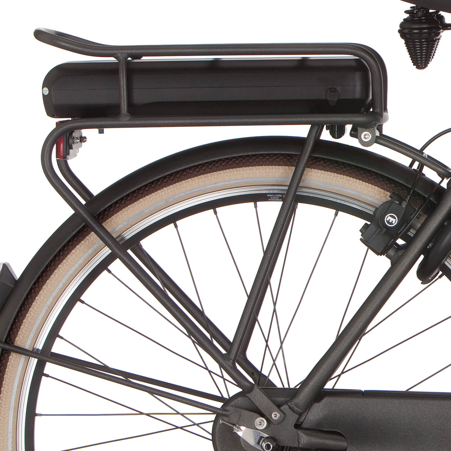 Cortina achterdrager e-u4 bafang black gold matt