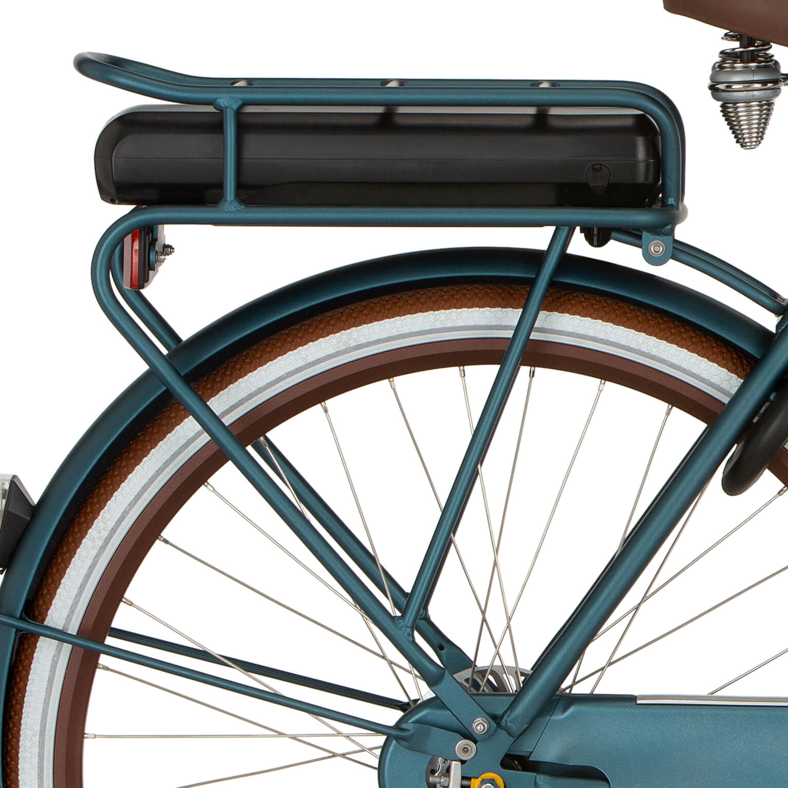 Cortina achterdrager E-U4 Bafang irish blue matt 170mm