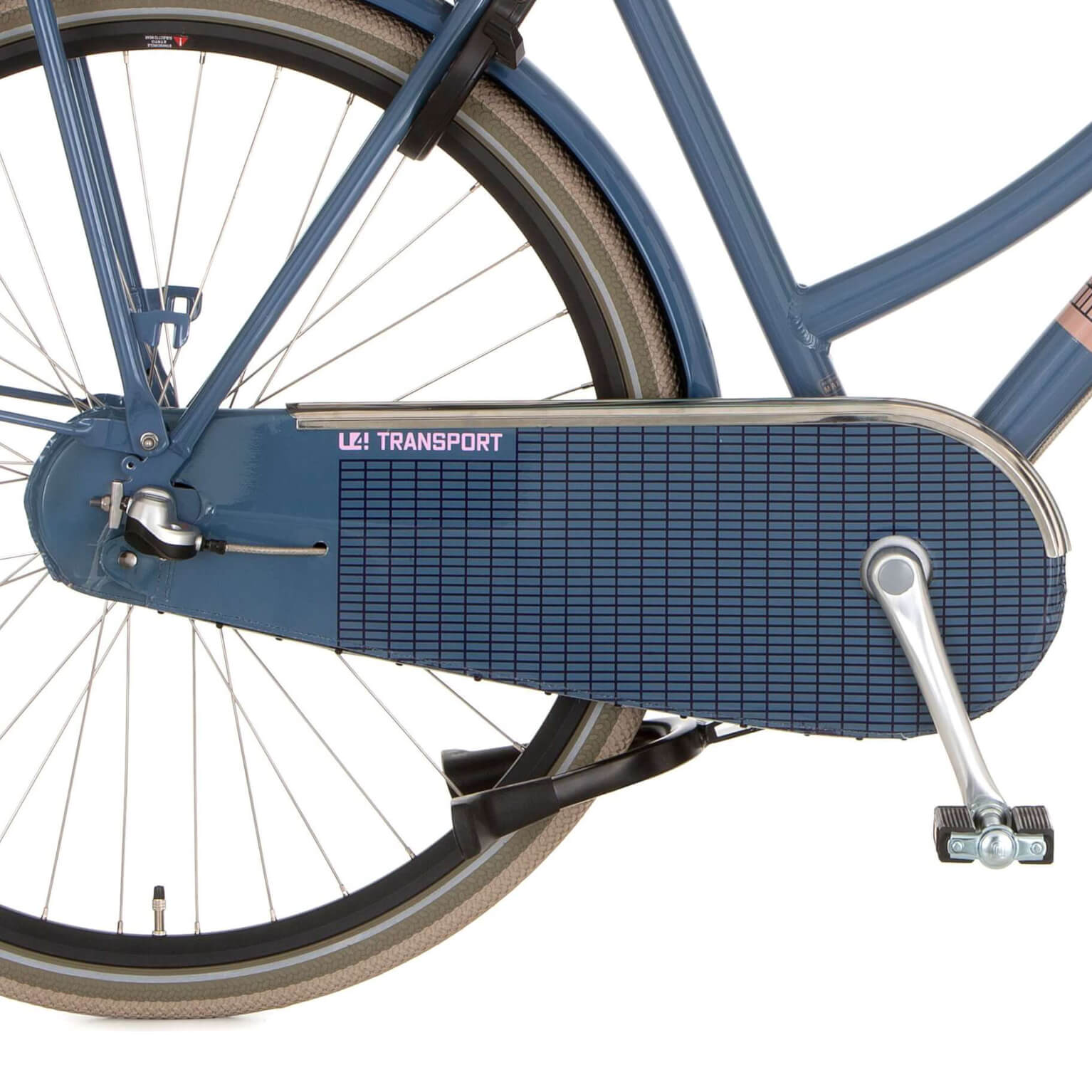 Cortina kettingkast lakdoek U4 dull blue 3v