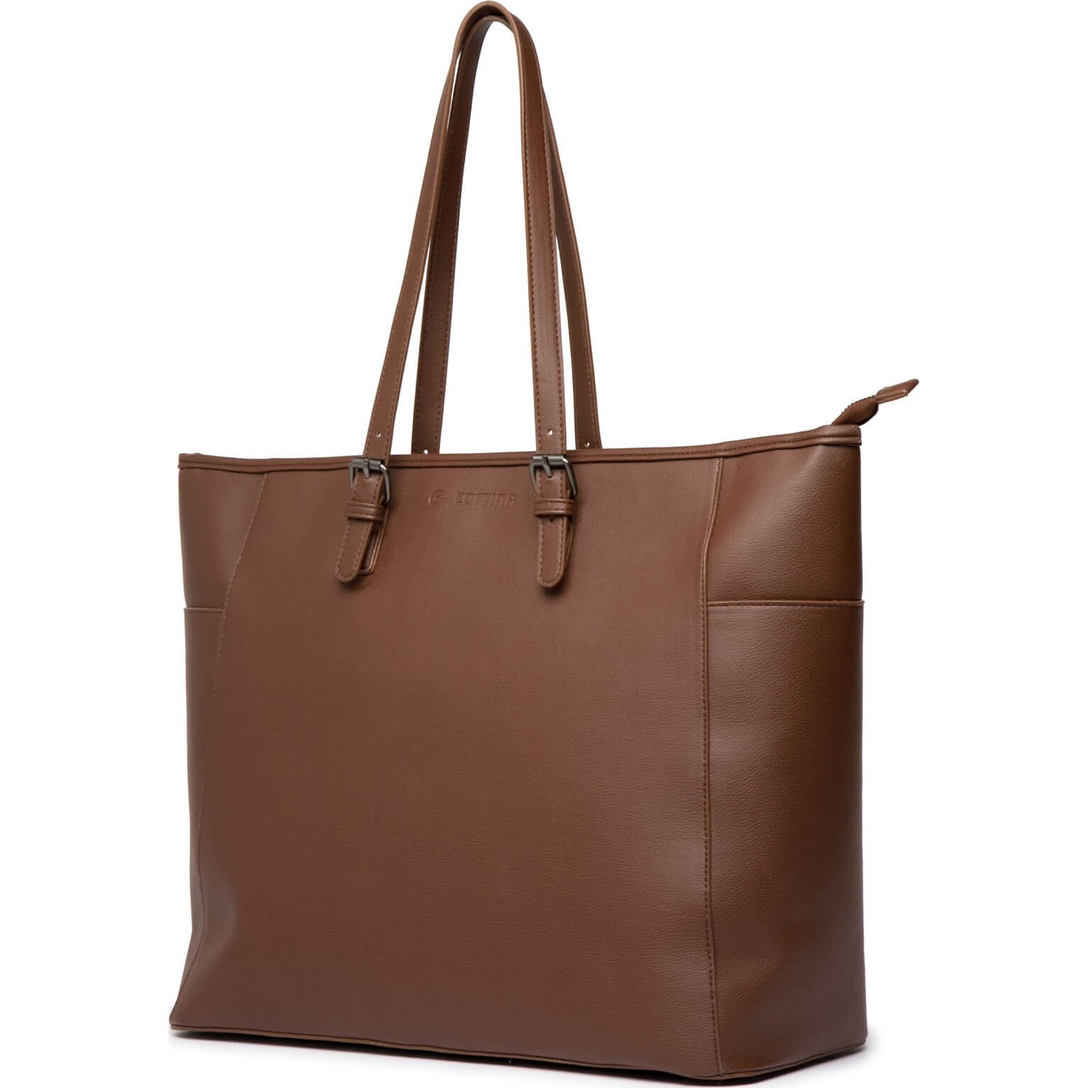 Cortina handtas Milan brown PU leer
