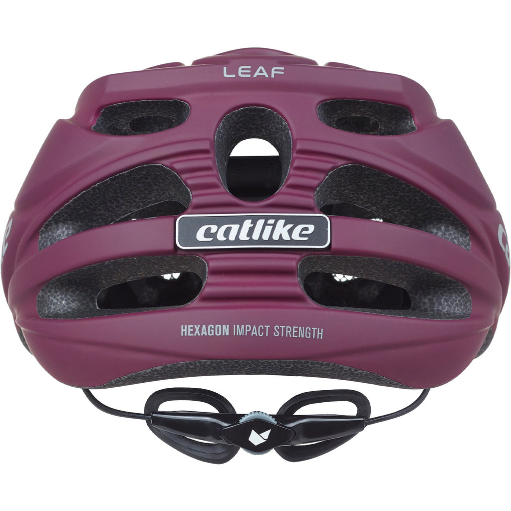 Catlike mtb helm leaf maat l 58-60cm burgundy