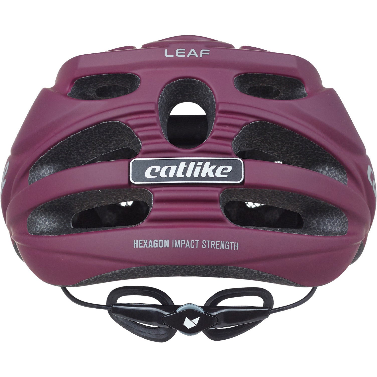 Catlike mtb helm leaf maat l 58-60cm burgundy