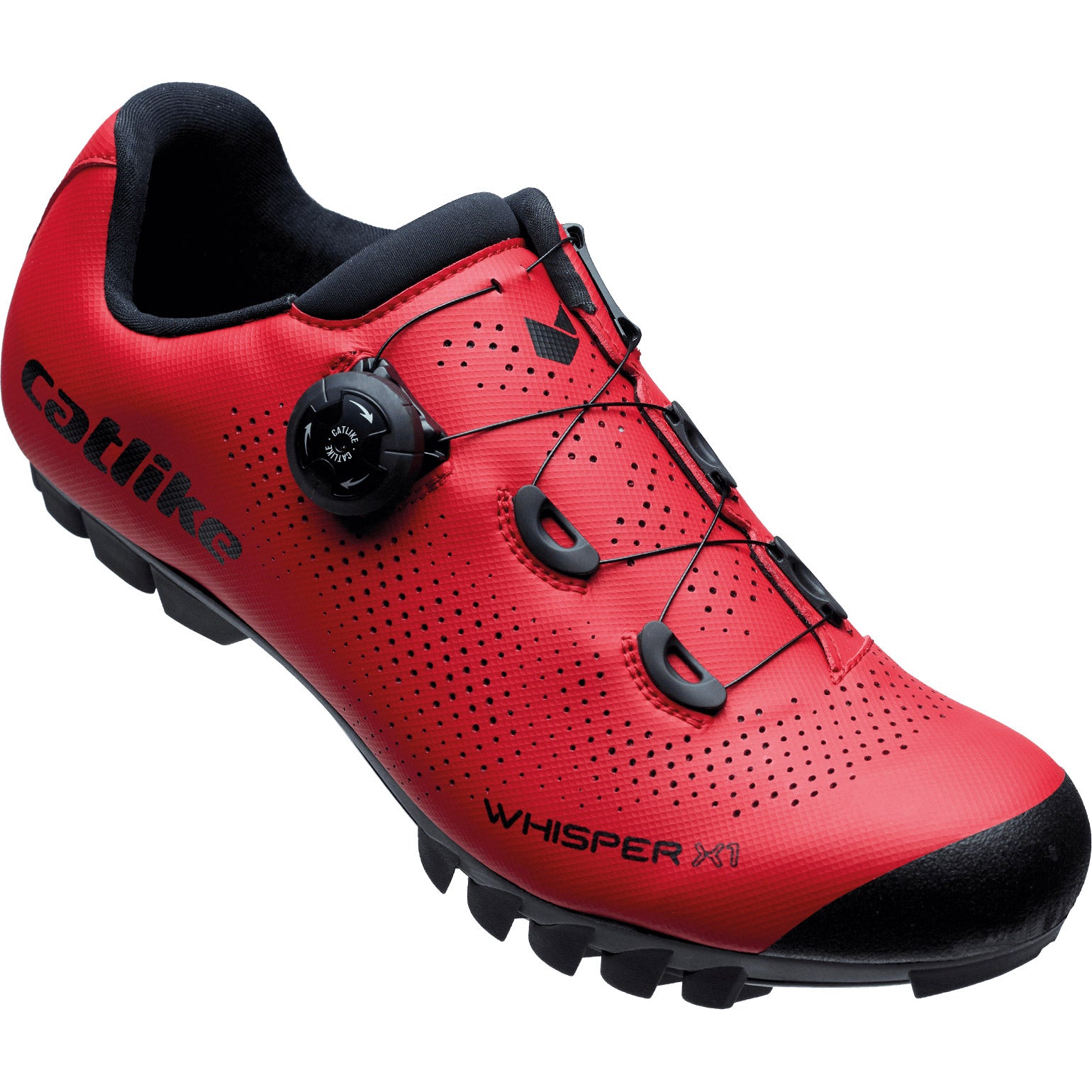 Catlike mtb schoenen whisper x1 mtb nylon maat 40 rood