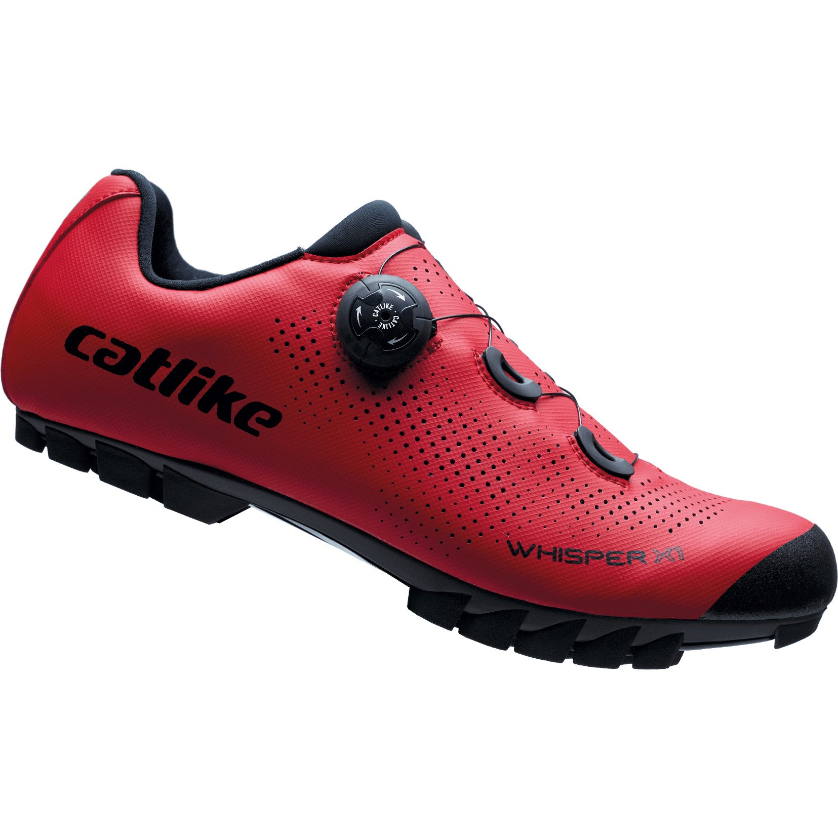 Catlike mtb schoenen whisper x1 mtb nylon maat 42 rood