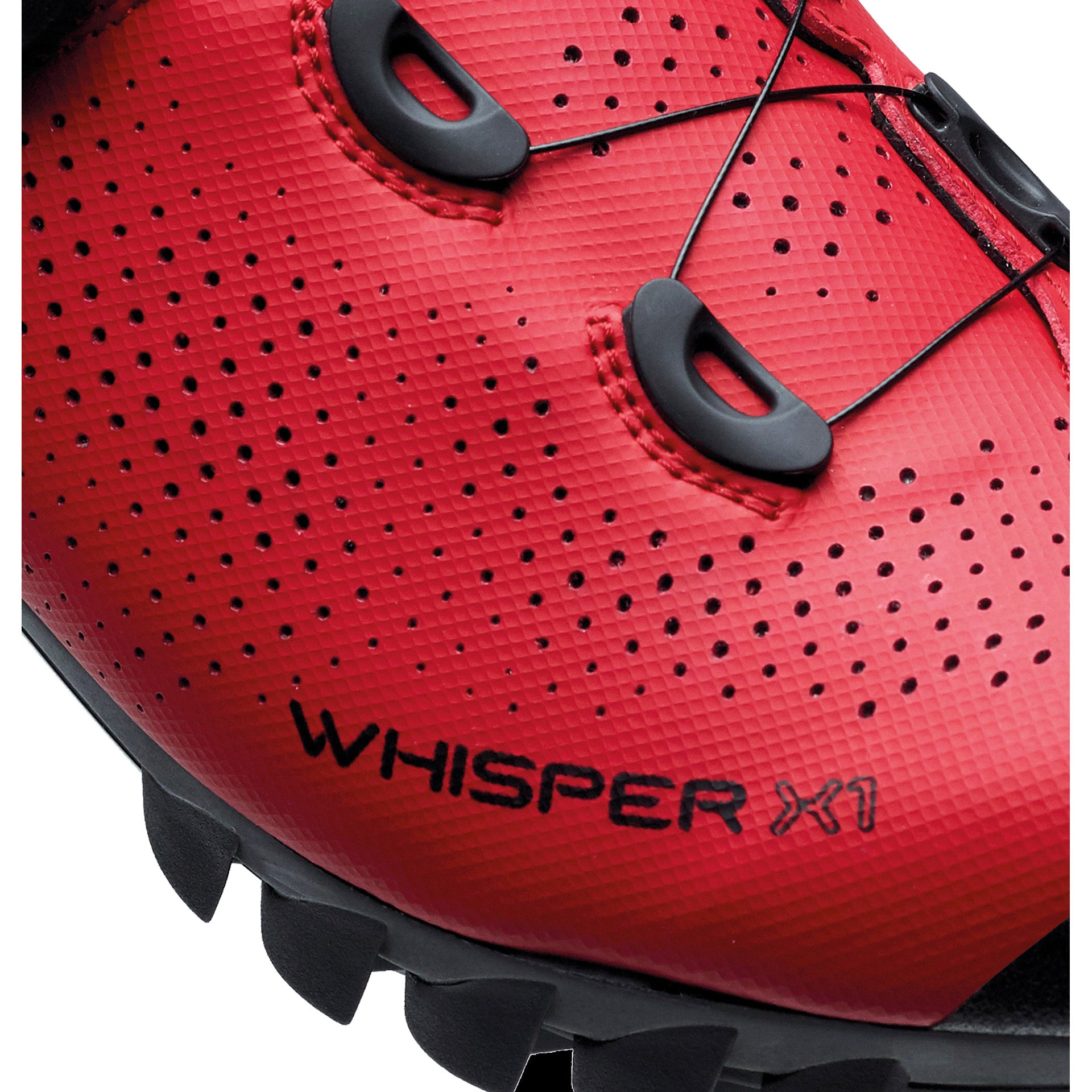 Buzaglo catlike mtb schoenen whisper x1 mtb nylon maat 44 rood