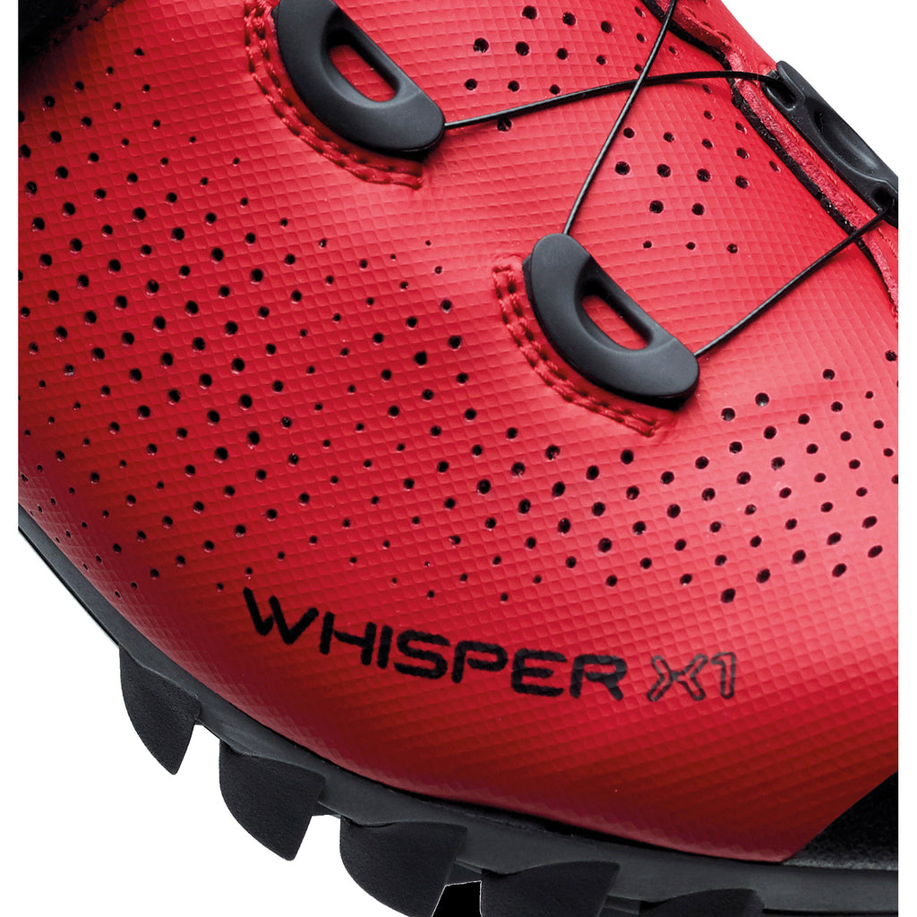 Catlike mtb schoenen whisper x1 mtb nylon maat 45 rood