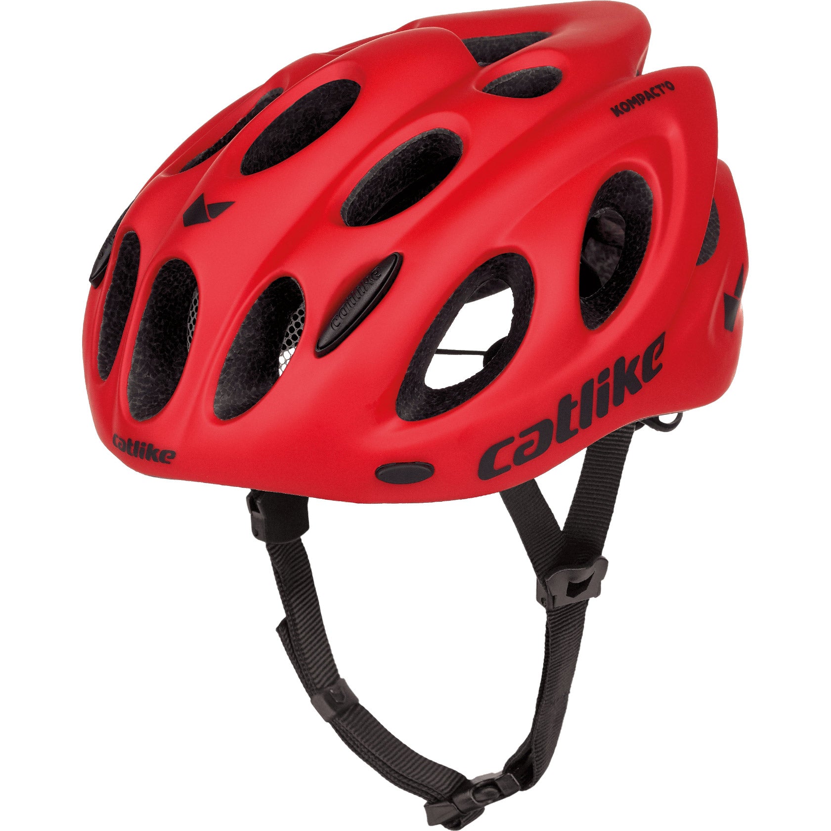 Buzaglo catlike urban helm kompact'o maat m 55-58cm rood mat