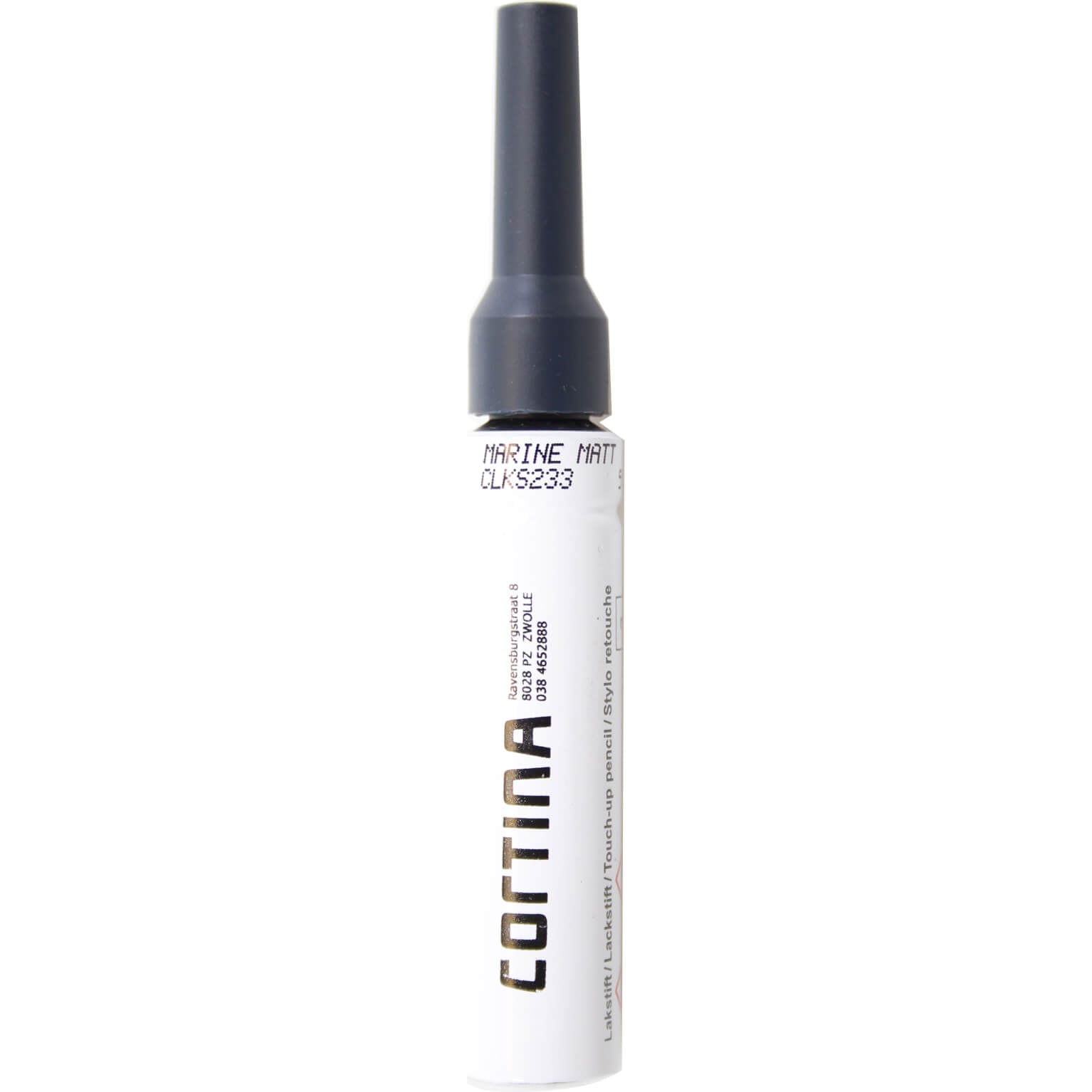 Cortina lakstift marine pms 5395 met matte