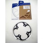 Ta chinook chainring, 4-arm, outer, 104 mm bcd, 23 mm mount