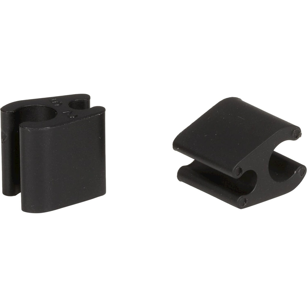 Elvedes kabelclips duo 4,1+4,1mm zwart (10st)