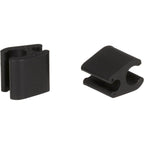 Elvedes kabelclips duo 4,1+4,1mm zwart (10st)