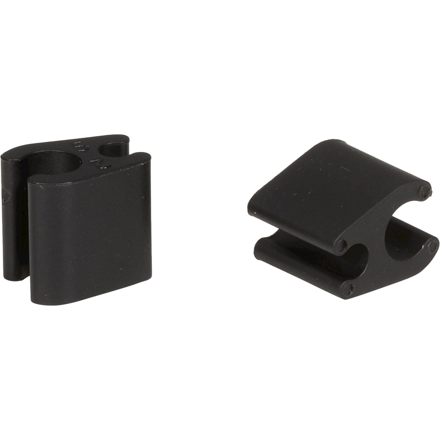 Elvedes kabelclips duo 4,1+4,1mm zwart (10st)