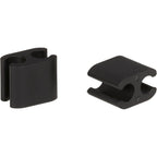 Elvedes kabelclips duo 5,0+4,1mm zwart (10st)