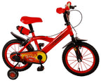disney cars kinderfiets - jongens - 14 inch - rood - twee handremmen