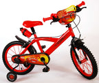 disney cars kinderfiets - jongens - 16 inch - rood - twee handremmen