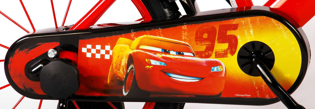 disney cars kinderfiets - jongens - 16 inch - rood - twee handremmen