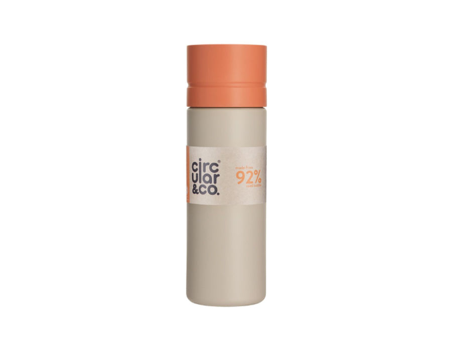 Circular Co. Circular Bottle 600 ml Crème Oranje