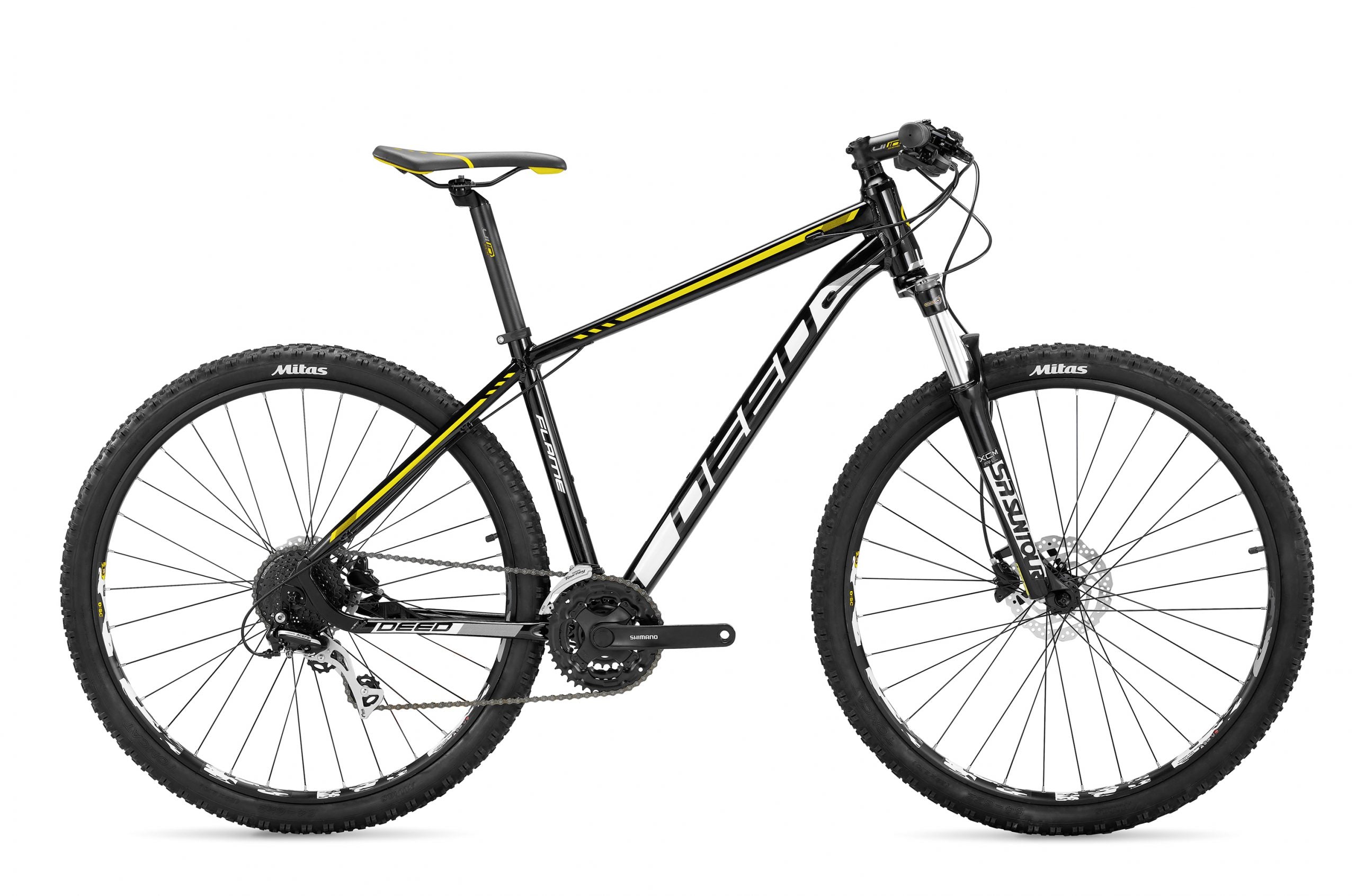 Selle DEED Flame 296 H 45 cm black yellow