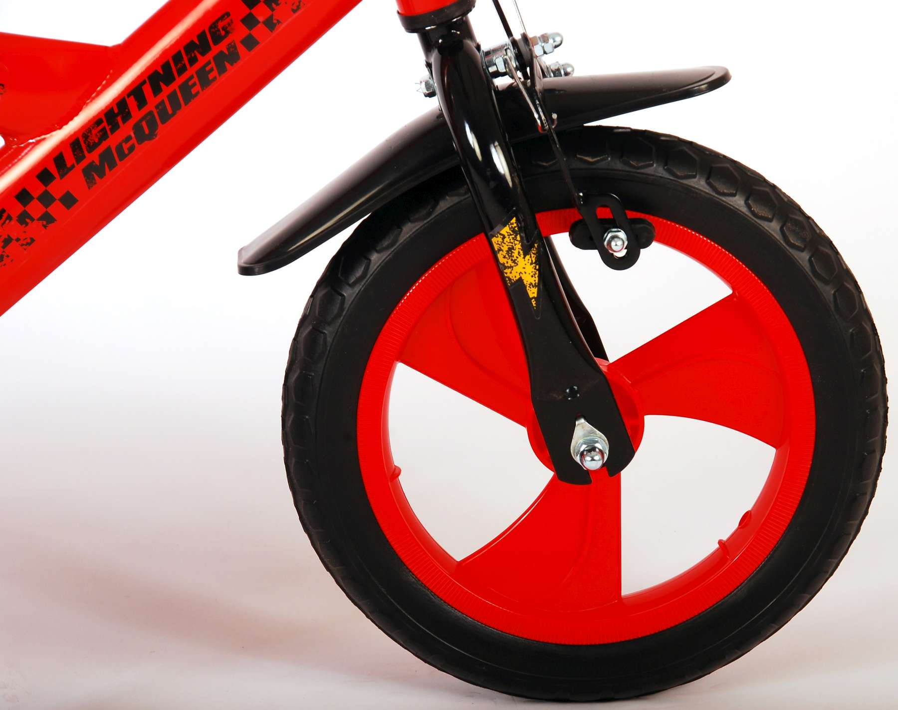 Disney Disney Kinderfiets Jongens 12 inch Rood Doortrapper