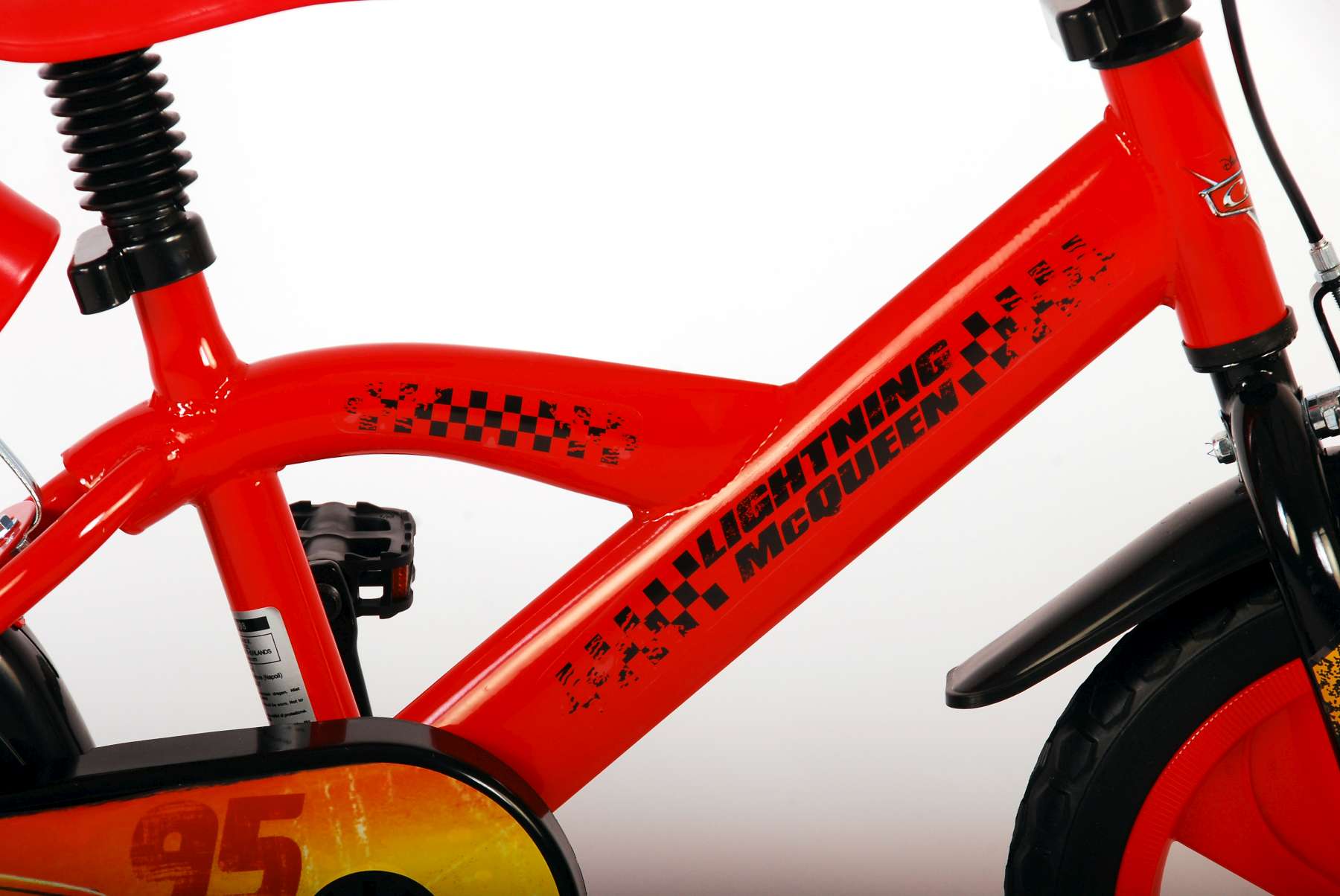Disney Disney Kinderfiets Jongens 12 inch Rood Doortrapper