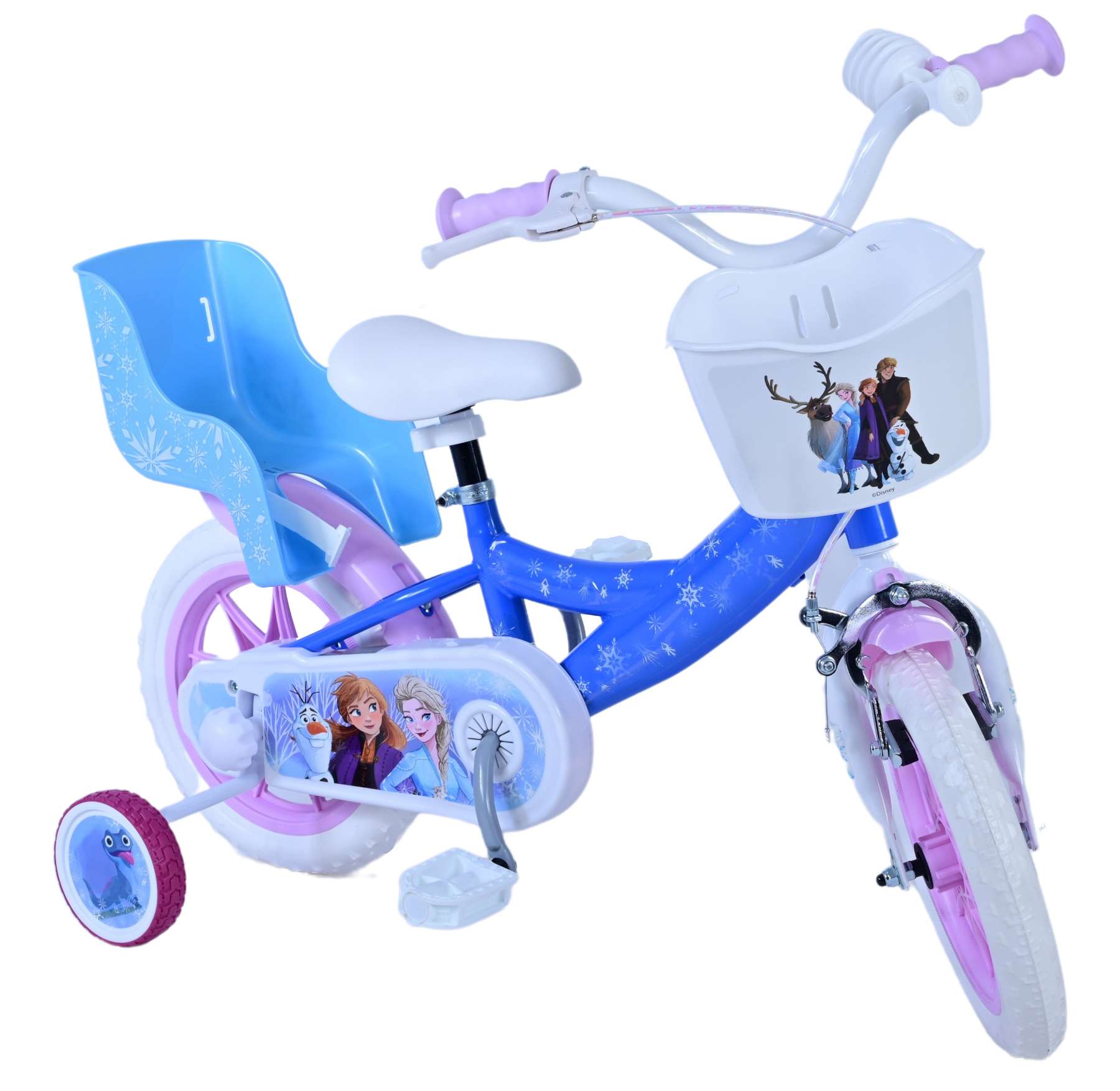 Disney Frozen Kinderfiets Meisjes 12 inch Blauw