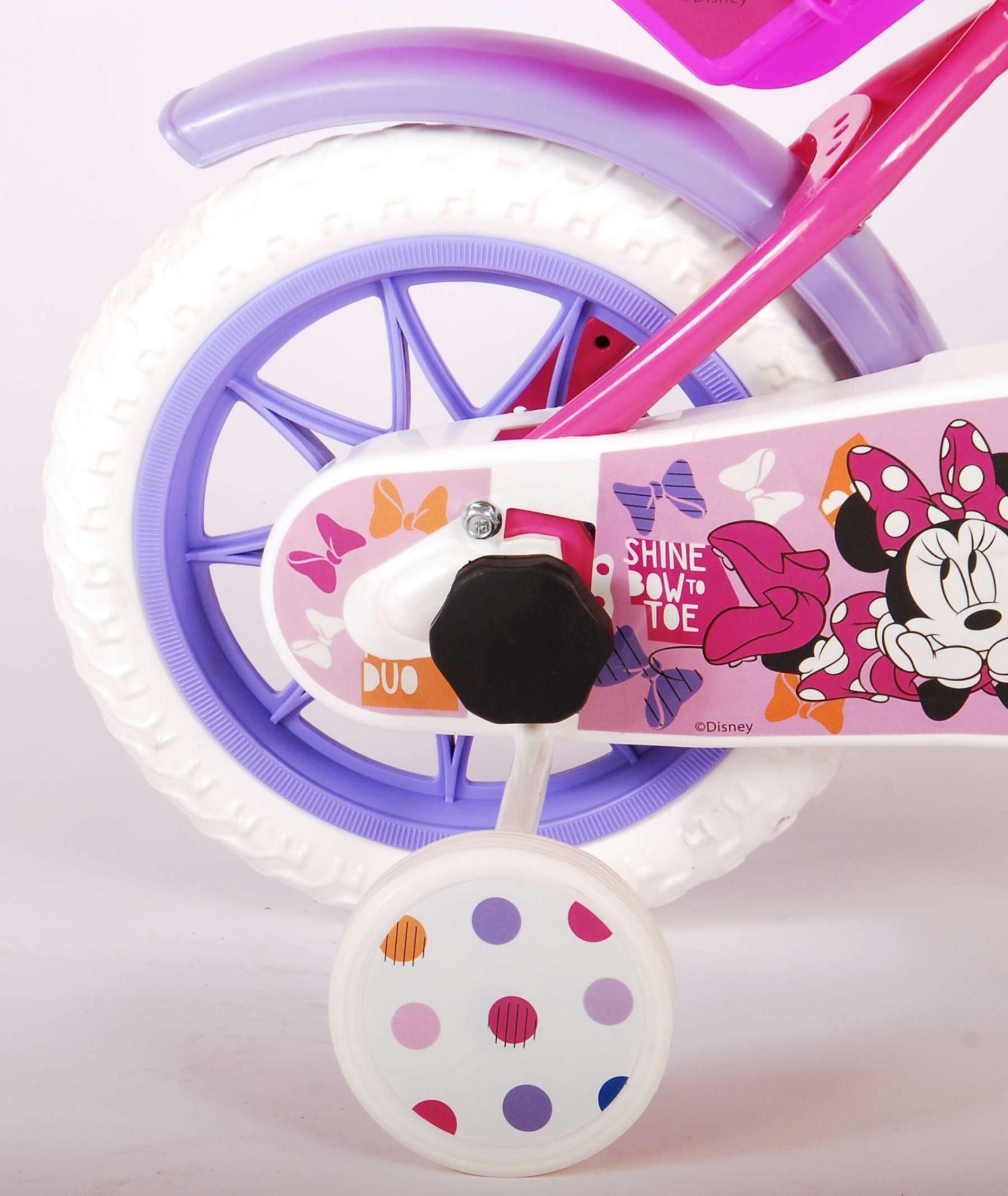 Disney Minnie Cutest Ever! Kinderfiets - Meiden - 12 inch - Roze - Doortrapper
