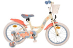Disney Stitch Kinderfiets - Meisjes - 16 inch - Crème Koraal Blauw