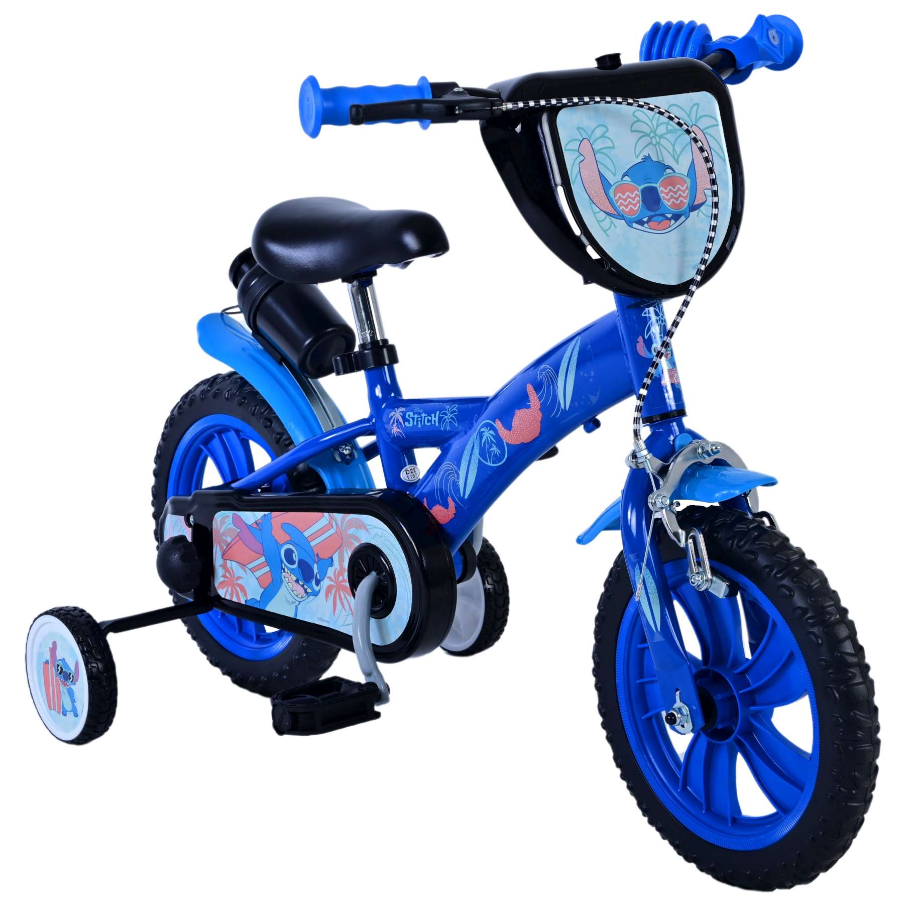 Stitch Stitch Kinderfiets Jongens 12 inch Blauw
