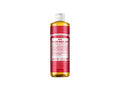 Dr. bronner's vloeibare zeep - pure castile - roos - 475 ml