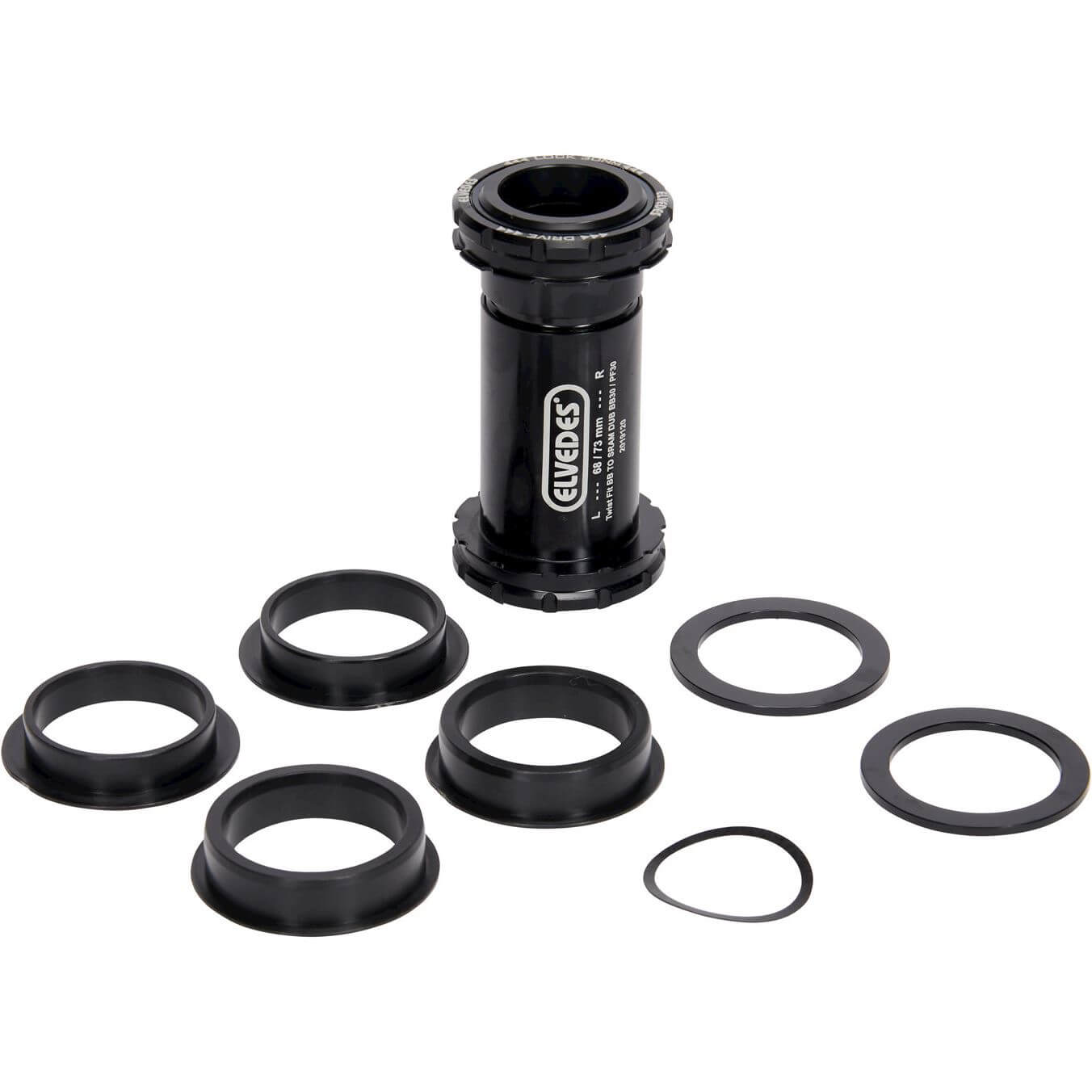 Trapas Elvedes SRAM DUB BB30 (ø42mm) + PF30 (ø46mm)
