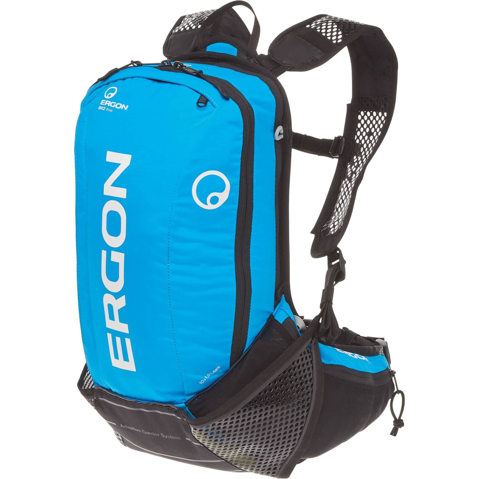 Ergon BX2 Evo Rugtas - Lichtgewicht, Blauw, 10+1.5L, Waterdicht