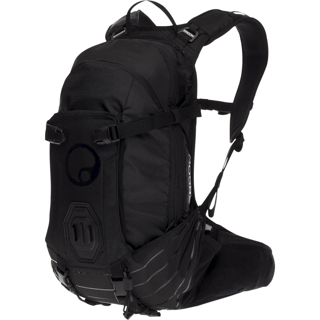Ergon BA2 E Protect All-Mountain rugzak voor actioncams Zwart