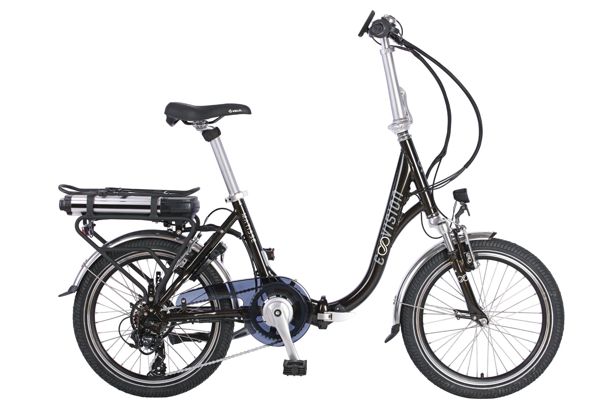 CST Matisse vouwfiets 38 cm 7 sp zwart
