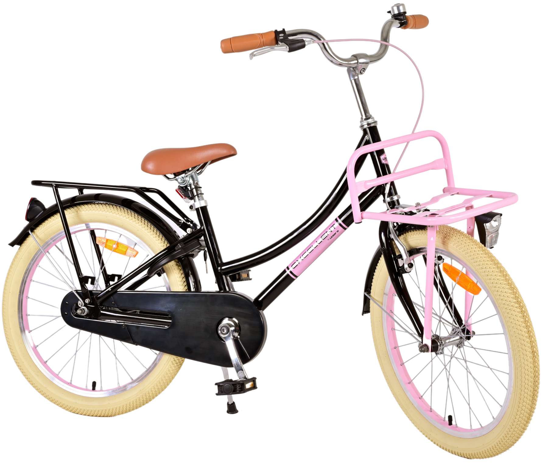 Volare excellent kinderfiets - meisjes - 20 inch - zwart