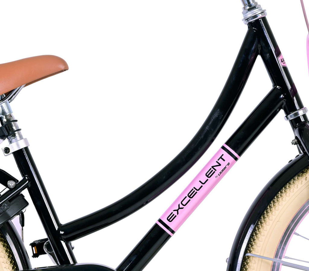 Volare excellent kinderfiets - meisjes - 20 inch - zwart