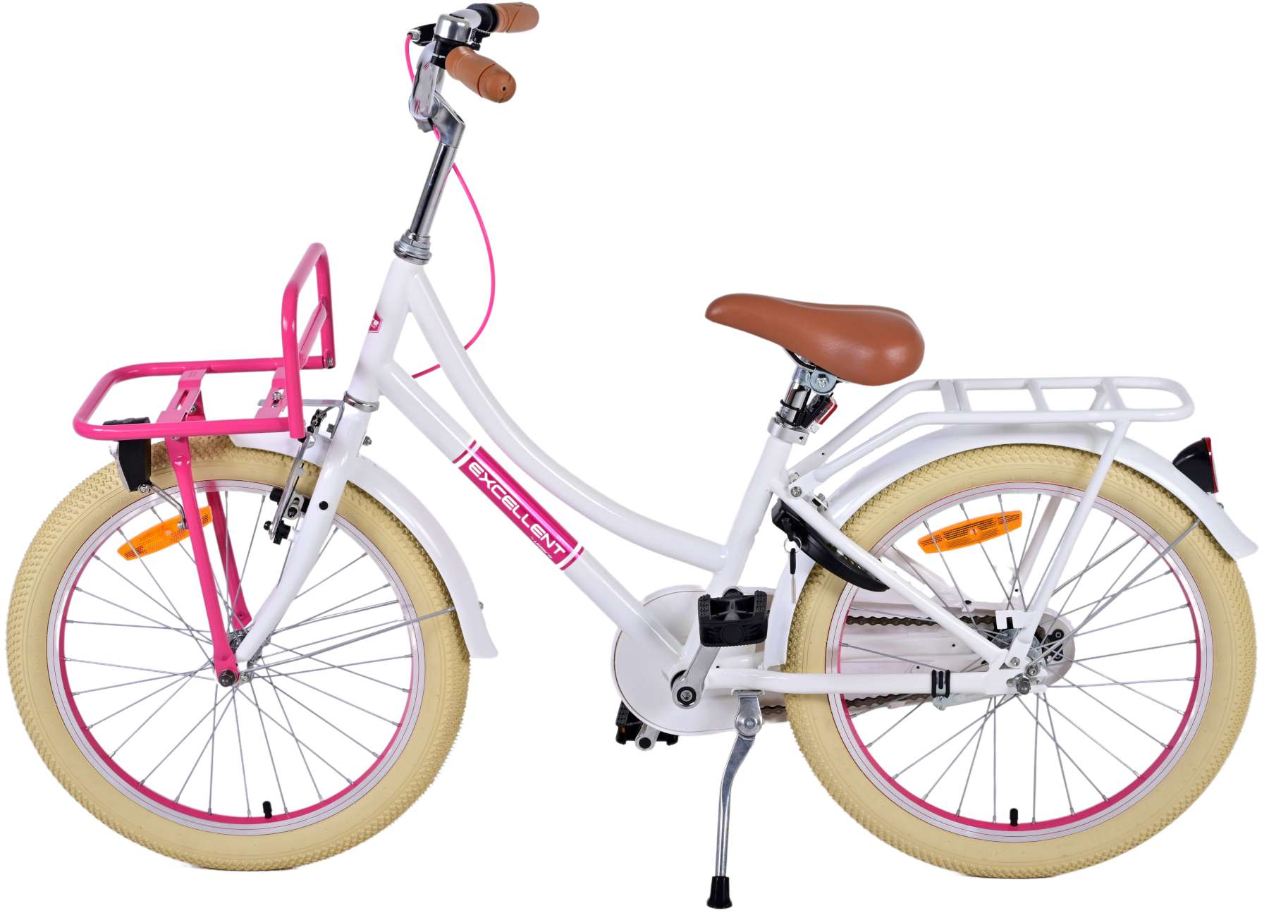 Volare excellent kinderfiets - meisjes - 20 inch - wit