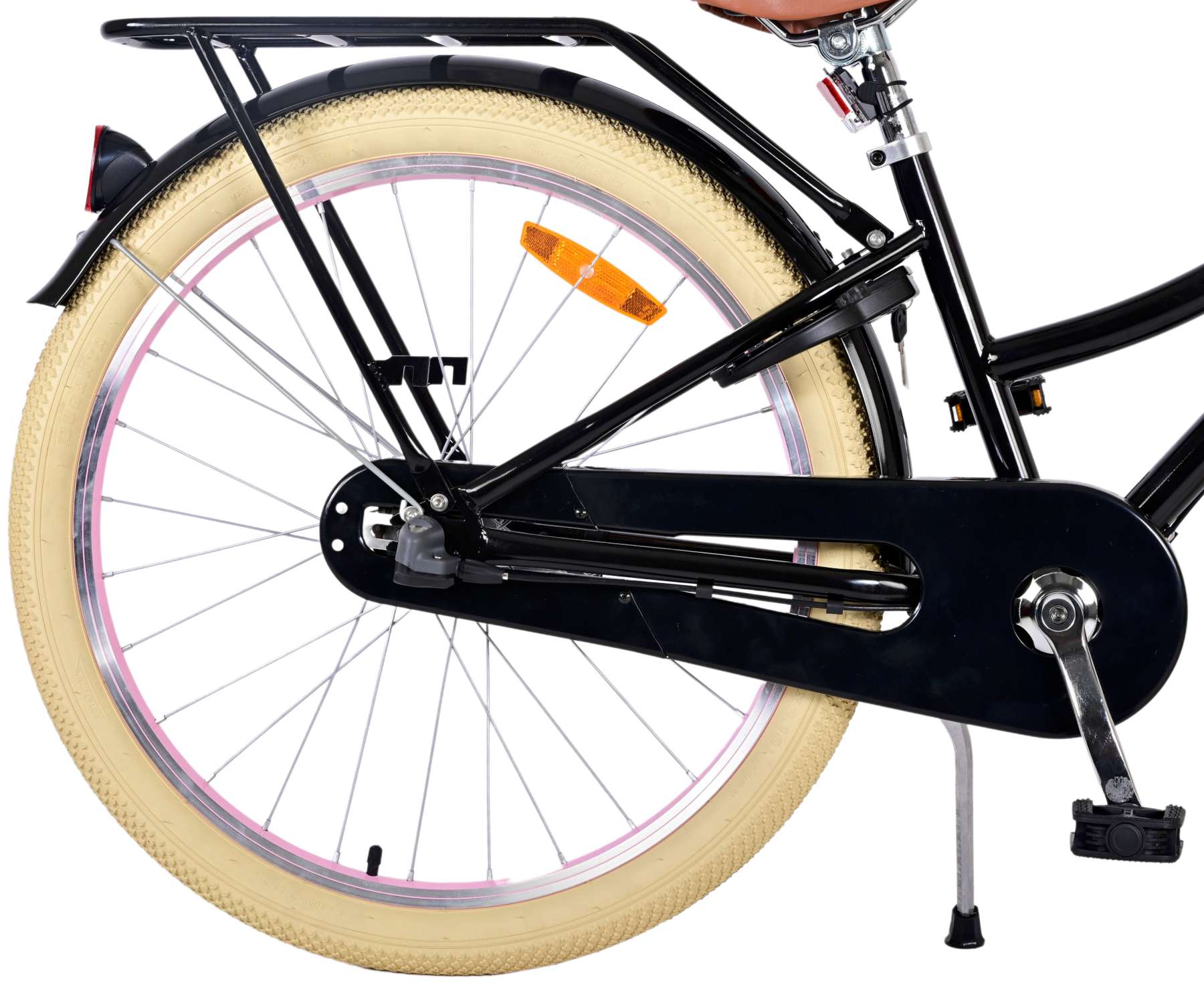 Volare Excellent Kinderfiets - Meisjes - 24 inch - Zwart - 3 Versnellingen