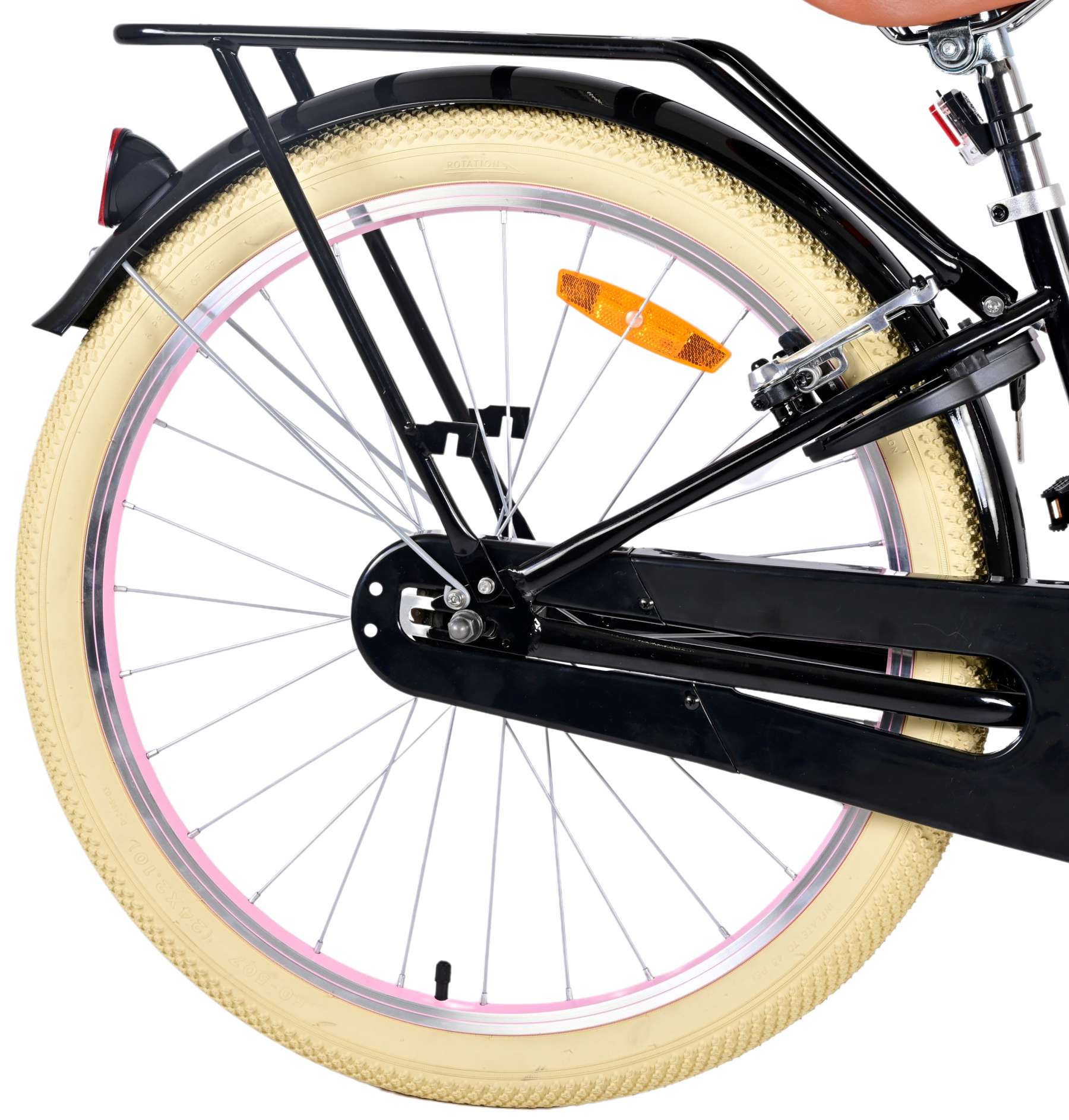 Volare Volare Kinderfiets Meisjes 24 inch Zwart Twee handremmen