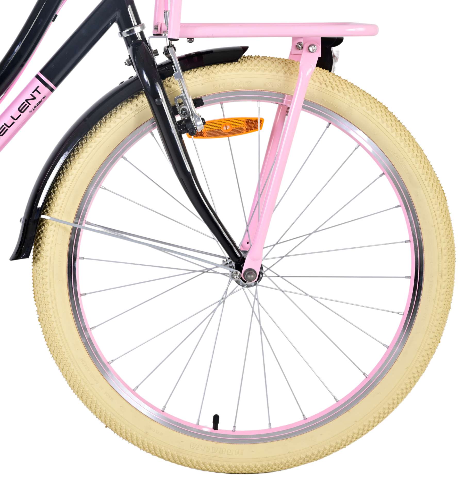 Volare Volare Kinderfiets Meisjes 24 inch Zwart Twee handremmen