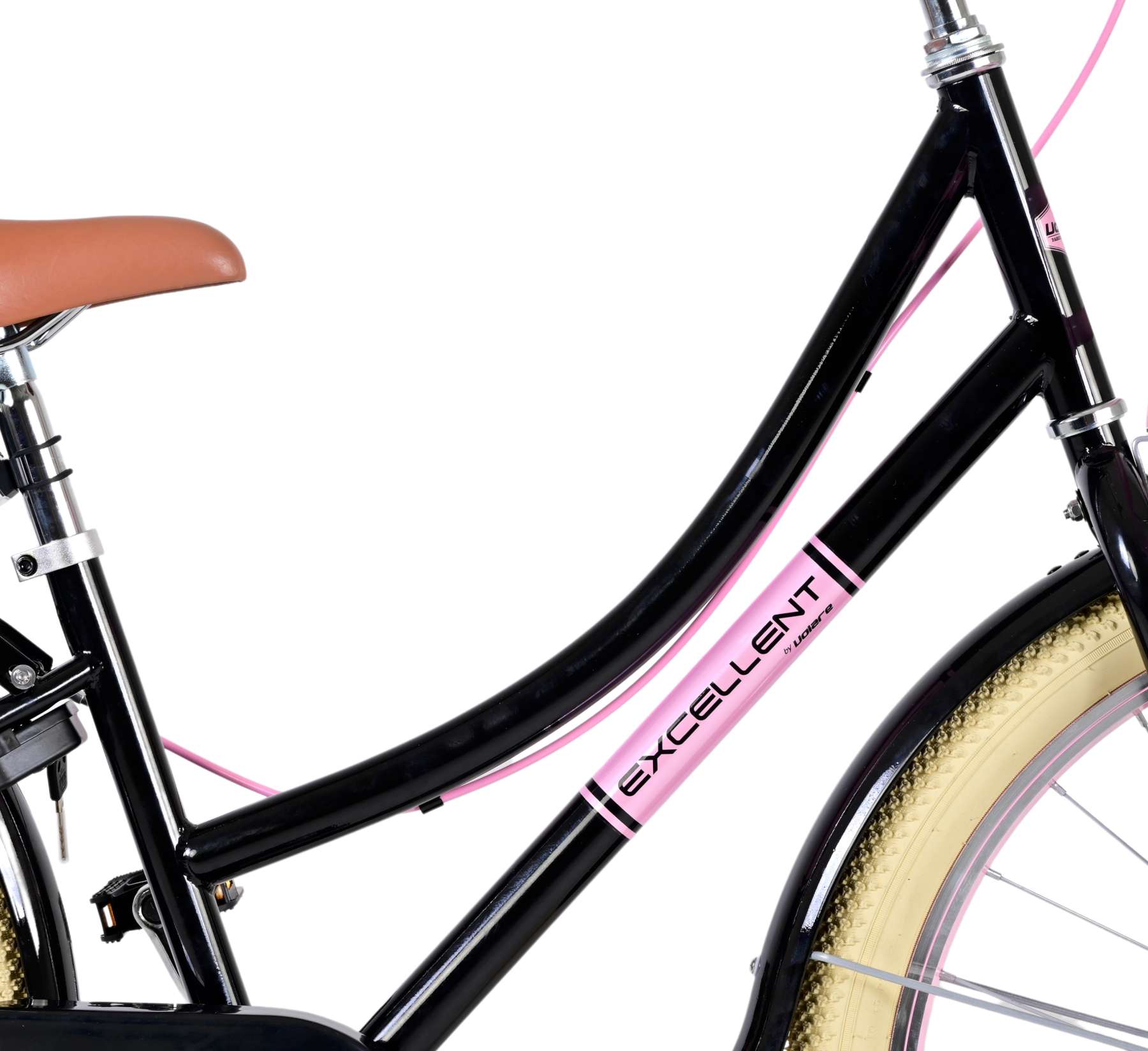 Volare Volare Kinderfiets Meisjes 24 inch Zwart Twee handremmen
