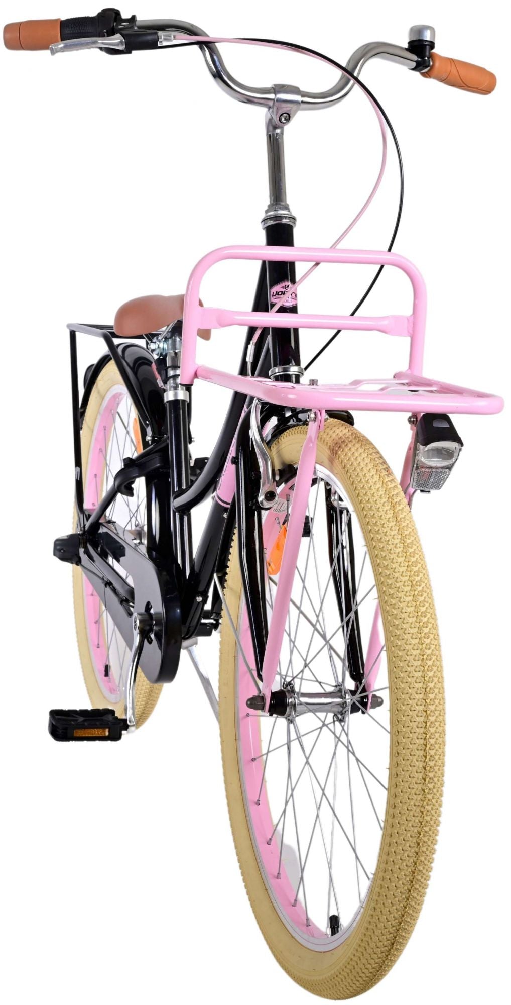 Volare Excellent Kinderfiets - Meisjes - 24 inch - Zwart - 3 Versnellingen
