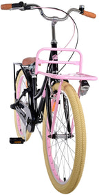 Volare Excellent Kinderfiets - Meisjes - 24 inch - Zwart - 3 Versnellingen