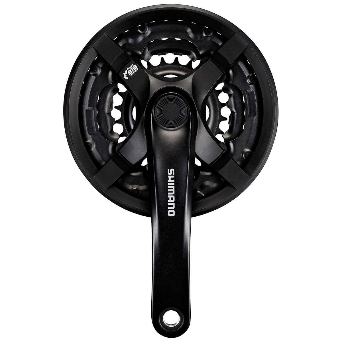 Shimano crankstel Tourney CG triple 24-34-42 175mm zw. -4mm