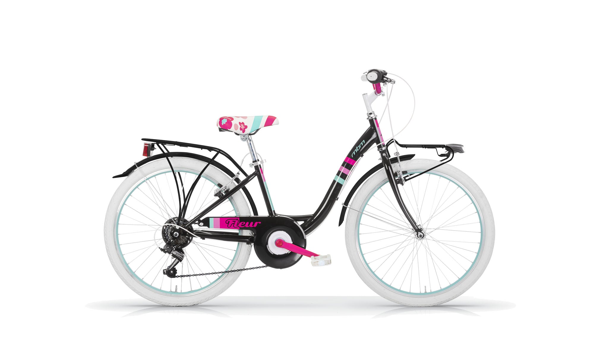 MBM MBM, Fleur D 41 cm zwart pink 6 sp