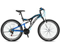 FXC 100 MTB 24" F/S zwart blauw 21sp
