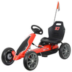 scuderia ferrari go kart - groot - rood