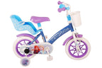 Disney Frozen Kinderfiets - Meiden - 12 inch - Blauw Paars - Doortrapper