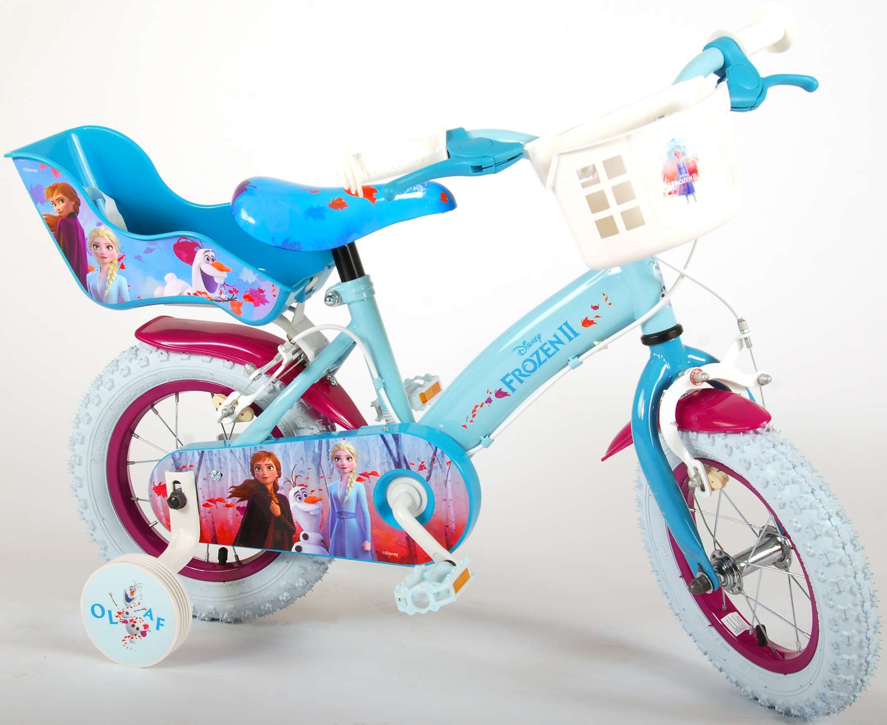 disney frozen 12 inch 21,5 cm meisjes knijprem blauw