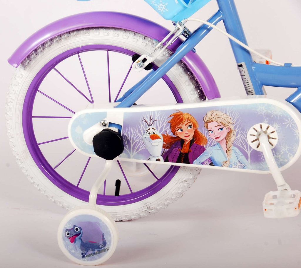 Disney Frozen 2 Kinderfiets - Meisjes - 16 inch - Blauw - Twee Handremmen